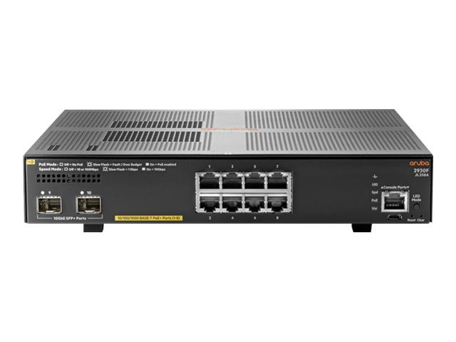 HP : ARUBA 2930F 8G POE+ 2SFP + SWCH