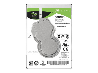 Seagate : BARRACUDA 2.5IN 500GB SATA 2.5IN 5400RPM 6GB/S 128Mo 7MM