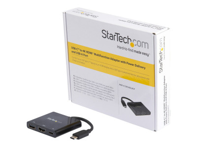 Startech : ADAPTATEUR USB TYPE-C VERS HDMI 4K avec USB POWER DELIVERY