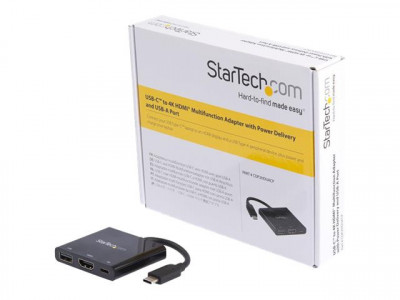 Startech : ADAPTATEUR USB TYPE-C VERS HDMI 4K avec USB POWER DELIVERY