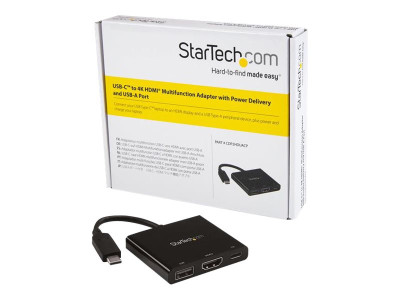 Startech : ADAPTATEUR USB TYPE-C VERS HDMI 4K avec USB POWER DELIVERY