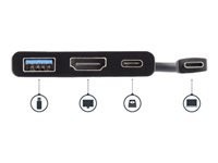 Startech : ADAPTATEUR USB TYPE-C VERS HDMI 4K avec USB POWER DELIVERY