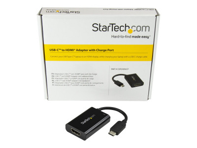 Startech : ADAPTATEUR USB TYPE-C VERS HDMI avec USB POWER DELIVERY