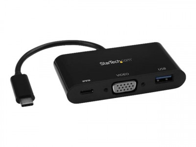 Startech : ADAPTATEUR USB-C VERS VGA avec PORT USB-A et POWER DELIVERY