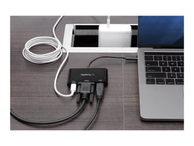 Startech : ADAPTATEUR USB-C VERS VGA avec PORT USB-A et POWER DELIVERY