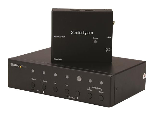 Startech : EXTENDEUR HDBASET avec SWITCH - VGA DP HDMI VIA CAT5E - 4K