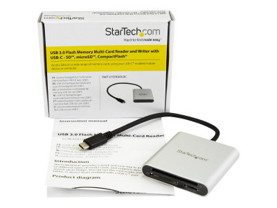 Startech : LECTEUR MULTICARTES USB 3.0 avec USB-C - SD MICROSD CF