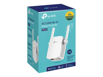 TP-Link : AC1200 DUAL B WRLS WALL PLUGGED RANGE EXTENDER MEDIATEK 867MBPS