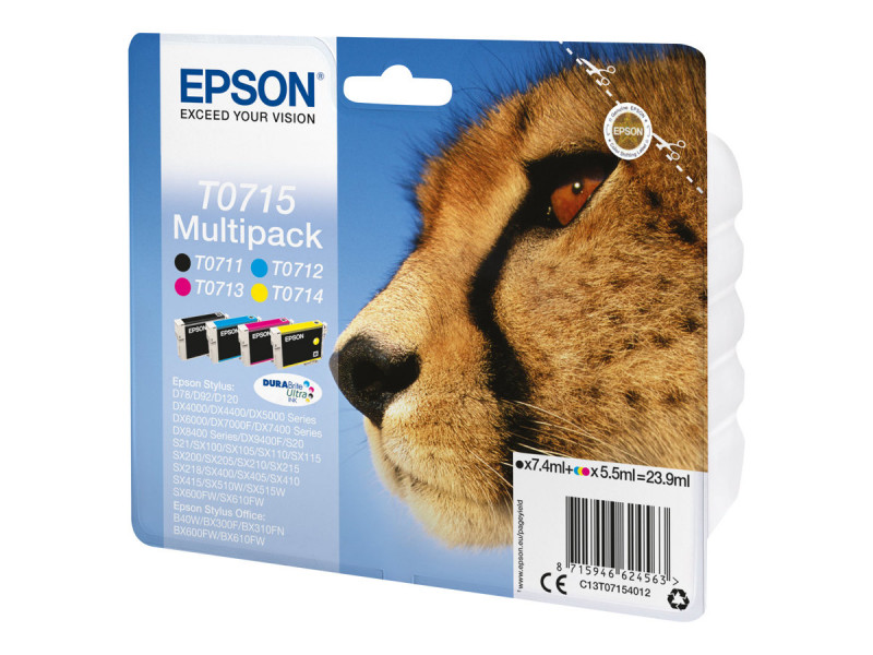 Epson : Cartouche Encre DURABRITE ULTRA BK/TRI C MULTIpack F/DX4050/DX5000/D92