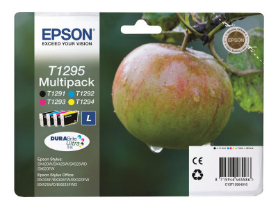 Epson : Cartouche Encre DURABRITE 4COLOUR T1295 RF/AM TAGS