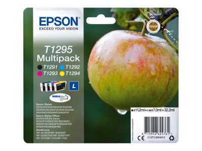 Epson : Cartouche Encre DURABRITE 4COLOUR T1295 RF/AM TAGS