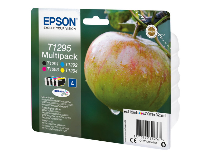 Epson : Cartouche Encre DURABRITE 4COLOUR T1295 RF/AM TAGS