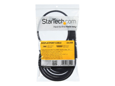 Startech : CABLE ADAPTATEUR USB TYPE-C VERS HDMI de 1 M - 4K 30 HZ