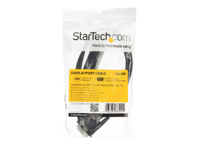 Startech : CABLE ADAPTATEUR USB TYPE-C VERS VGA de 1 M - 1920X1200