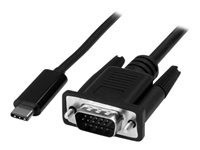 Startech : CABLE ADAPTATEUR USB TYPE-C VERS VGA de 1 M - 1920X1200