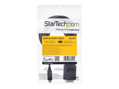 Startech : CABLE ADAPTATEUR USB TYPE-C VERS VGA de 2 M - 1920X1200