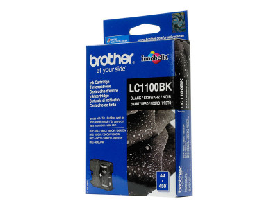 Brother : LC-1100BK Cartouche encre NOIR pour MFC-6490CW 450 PGS