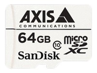 Axis : CARTE AXIS SURVEILLANCE 64 GO MICRO SDXC