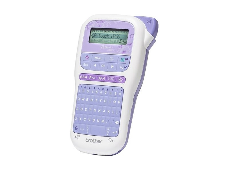 Brother P-Touch PT-H200 -  Etiqueteuse Loisirs Creatifs + Ruban TZE Or/Blanc 12mm (4m)