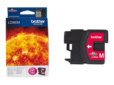 Brother : LC-980M Cartouche encre MAGENTA pour DCP-145 -165C
