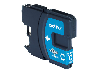 Brother : LC-980C Cartouche encre CYAN pour DCP-145 -165C