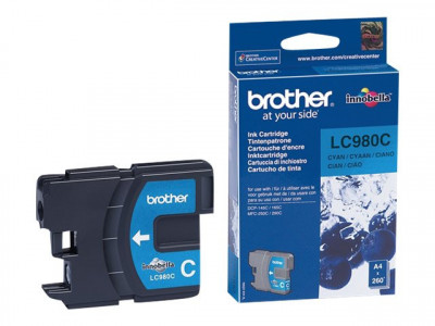 Brother : LC-980C Cartouche encre CYAN pour DCP-145 -165C