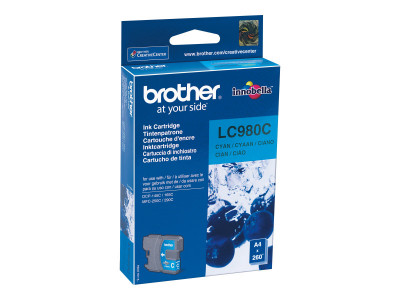 Brother : LC-980C Cartouche encre CYAN pour DCP-145 -165C