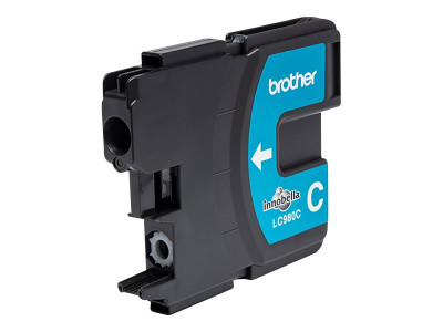 Brother : LC-980C Cartouche encre CYAN pour DCP-145 -165C