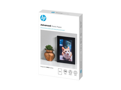 HP : PAPIER Photo FINITION BRILLA HP ADVANCED 250G 100F 10 X 15