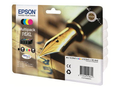 Epson : Cartouche Encre Durabrite ULTRA MULPK 4 COLOUR 16XL