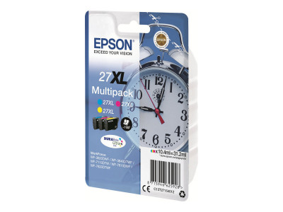 Epson :multipack 3-COL 27XL Cyan Magenta Jaune