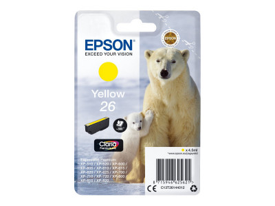 Epson premium encre Claria Jaune 26 .