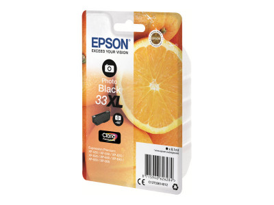 Epson : SGLPCK Photo BLCK 33XL PREM.INK PREM.INK Photo BLCK STANDARD XL