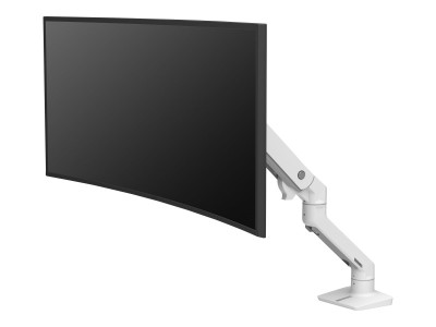 Ergotron Bras HX mono-écran, fixation bureau blanc