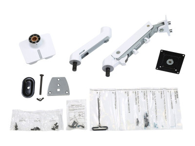 Ergotron Bras HX mono-écran, fixation bureau blanc