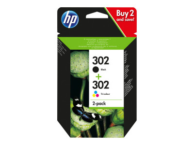 HP : Cartouche Encre 302 COMBO pack .