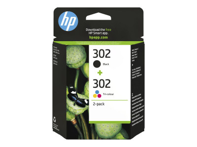 HP : Cartouche Encre 302 COMBO pack .