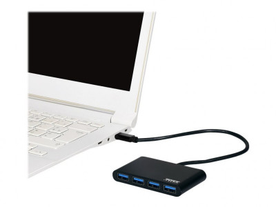 Port Technology : HUB USB 4 PORTS 4 PORTS USB et SORTIE TYPE C