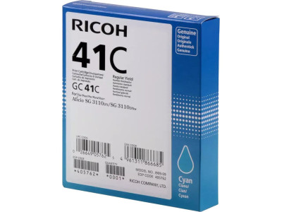 Ricoh : GEL.REGULAR.CYAN. RICOH 1.13K .