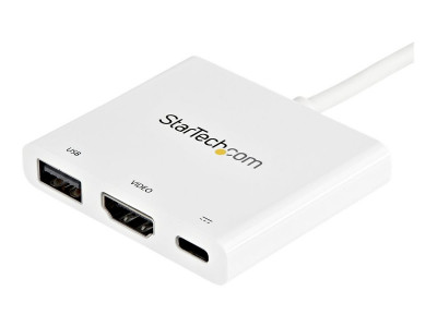 Startech : ADAPTATEUR USB TYPE-C VERS HDMI 4K avec POWER DELIVERY - BLANC