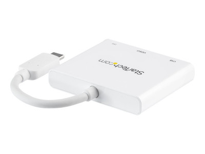 Startech : ADAPTATEUR USB TYPE-C VERS HDMI 4K avec POWER DELIVERY - BLANC
