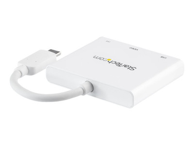 Startech : ADAPTATEUR USB TYPE-C VERS HDMI 4K avec POWER DELIVERY - BLANC