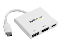 Startech : ADAPTATEUR USB TYPE-C VERS HDMI 4K avec POWER DELIVERY - BLANC