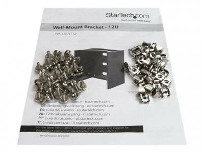 Startech : RACK de SERVEUR MURAL 12U 12 en ACIER SOLIDE - SUPPORT MURAL (11.14kg)