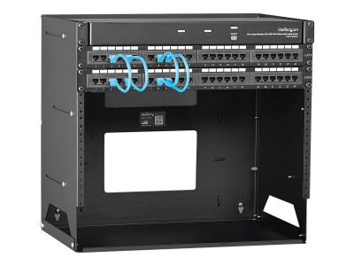 Startech : RACK de SERVEUR MURAL 8U avec ETAGERE INTEGREE - SUPPORT MURAL (11.90kg)