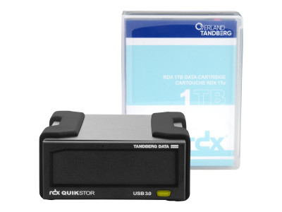 Tandberg : RDX EXT drive 1TB BLACK USB3+ RDX EXT drive 1TB BLACK USB3+