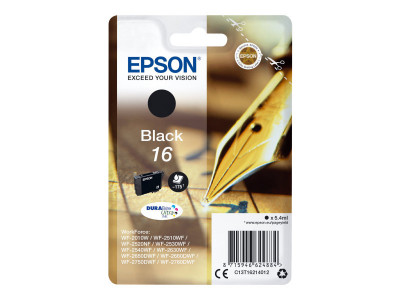 Epson : Cartouche Encre DURABRITE BLACK 16 RF/AM TAGS