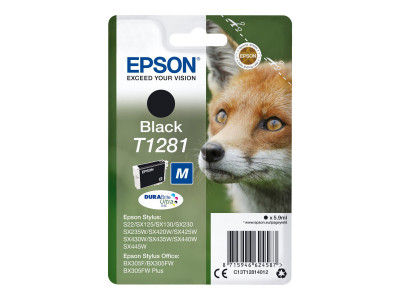 Epson : Cartouche Encre DURABRITE BLACK T1281 RF/AM TAGS