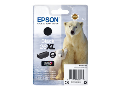 Epson : PREMIUM Encre CLARIA BLACK 26XL .