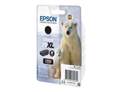 Epson : PREMIUM Encre CLARIA BLACK 26XL .
